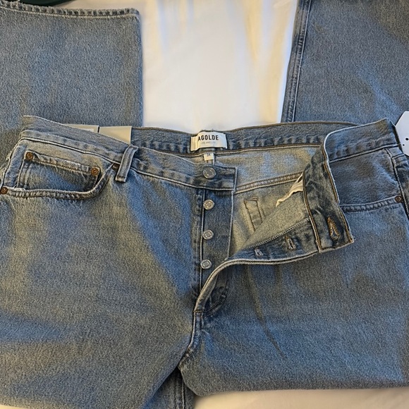 Agolde Women's Straight Leg Jeans - Wyman Low Slung Vintage Straight - Picture 3 of 9